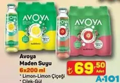 AVOYA MADEN SUYU 6X200 ML fiyat ve kampanya bilgisi